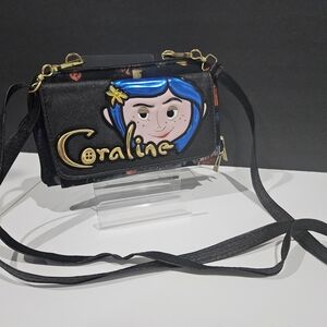 Coraline Black Crossbody Bag